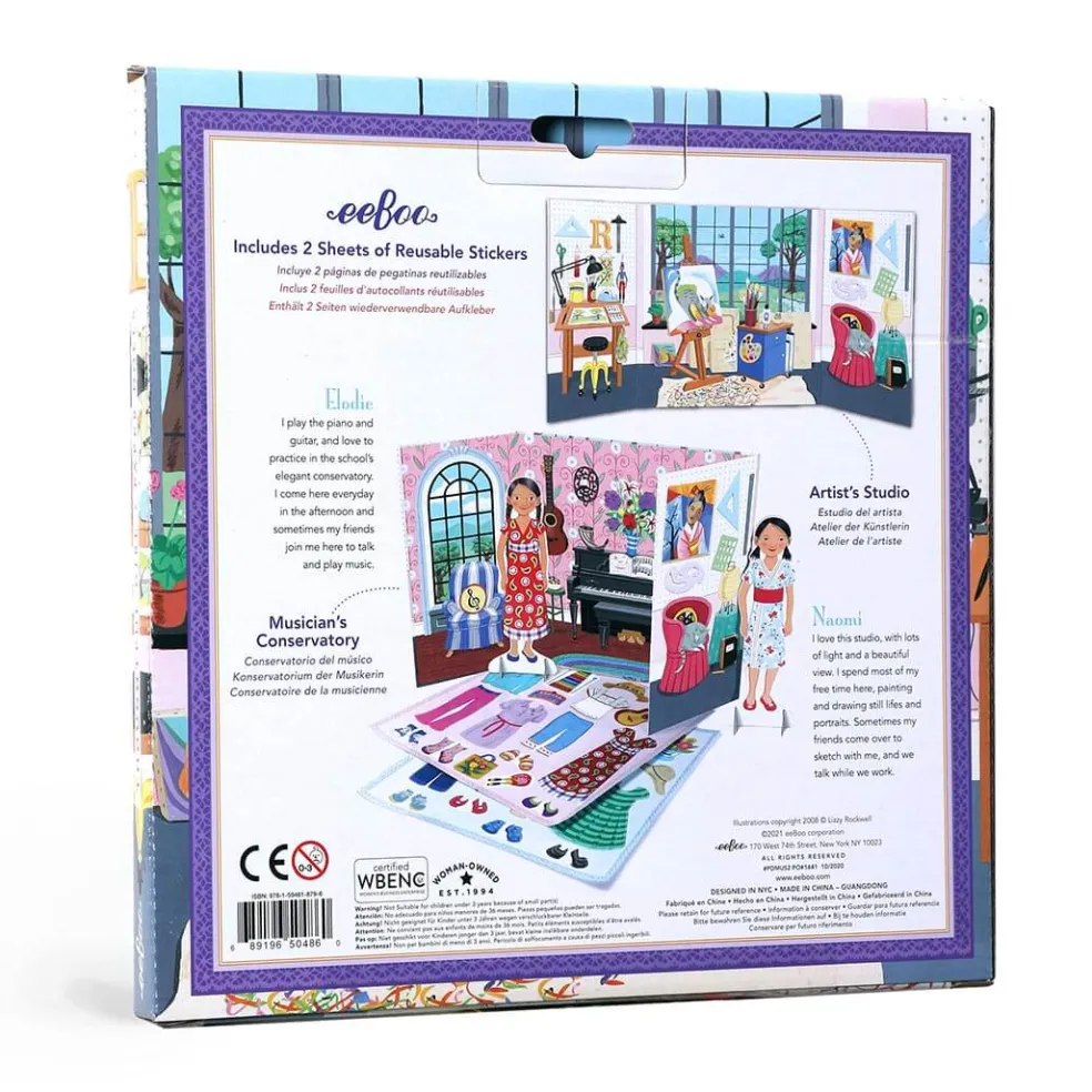 A Day in Paris Paper Doll Set