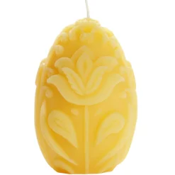 Beeswax Easter Egg Candle
