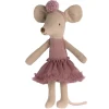 Big Sister Ballerina Mouse- Pink Heather