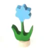 Birthday Ring Decoration - Blue Flower