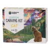 Cat Soapstone Carving Kit