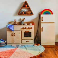 Classic Wooden Play Refrigerator