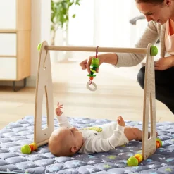Color Fun Wooden Play Gym And Activity Center