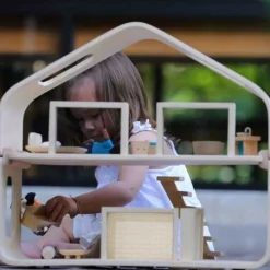 Contemporary Wooden Dollhouse