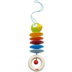 Dangling Wooden Figure Parrot Stroller and Crib Toy