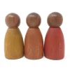 3 Dark Woodens Nins - Warm Colors