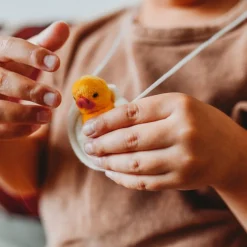 Duckling in an Egg Necklace