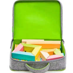 Felt Travel Tote for Tegu Blocks