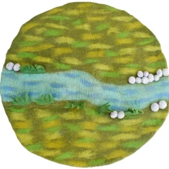 Felted Spring Play Mat Playscape