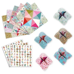 Flower Fortune Tellers Origami Paper Craft Kit