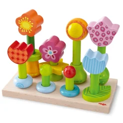 Flower Garden Wooden Sorting and Stacking Game