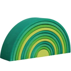 Forest Green Wooden Rainbow Tunnel