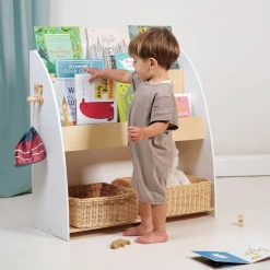 Forest Wooden Book Shelf and Storage Unit