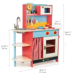 Grand Wooden Play Kitchen