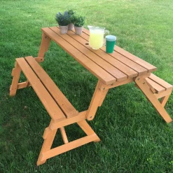 2 in 1 Picnic Table and Bench