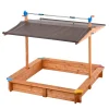 Kids Wooden Sandbox with Cover