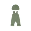 Knit Doll Overall & Beanie Hat Set - 15"