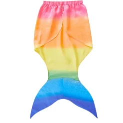 Large Rainbow Silk Mermaid Tail