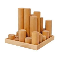 Large Wooden Building Rollers - Assorted Colors