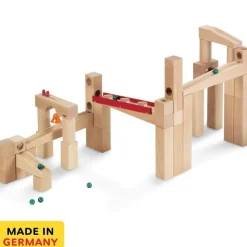 Large Wooden Marble Run Set