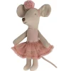 Little Sister Ballerina Mouse - Rose