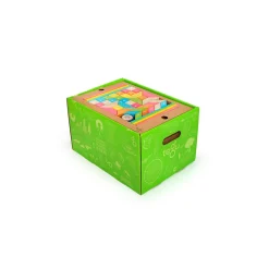 Magnetic Wooden Blocks Classroom Kit - 240 Pieces