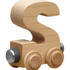 Natural Wooden Name Train Letters