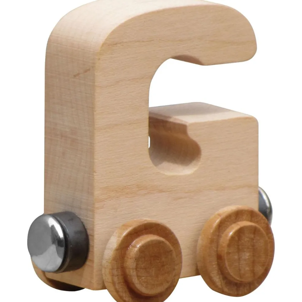 Natural Wooden Name Train Letters