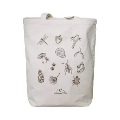 Nature Treasure Hunt Canvas Book Tote