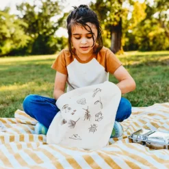 Nature Treasure Hunt Canvas Book Tote