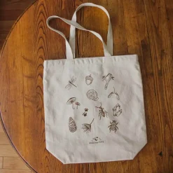 Nature Treasure Hunt Canvas Book Tote