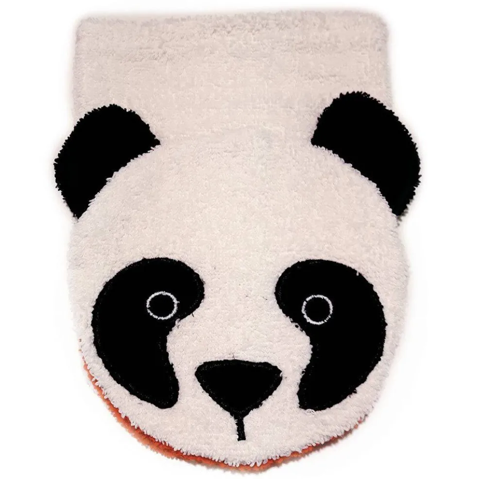 Organic Panda Bear Washcloth Hand Puppet