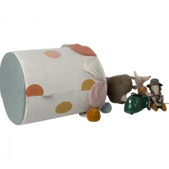 Polka Dot Basket - Chinos Green