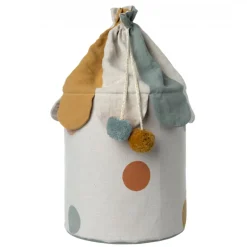 Polka Dot Basket - Rose