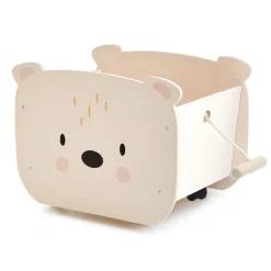 Pull Along Bear Cart and Toy Box