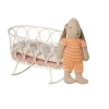 Rose Cradle with Sleeping Bag and Bunny
