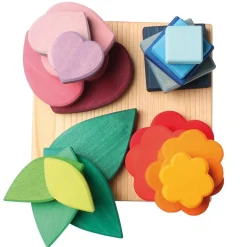 Shapes and Colors - Wooden Stacking and Sorting Toy
