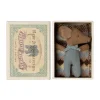 Sleepy Wakey Baby Mouse in a Matchbox - Blue
