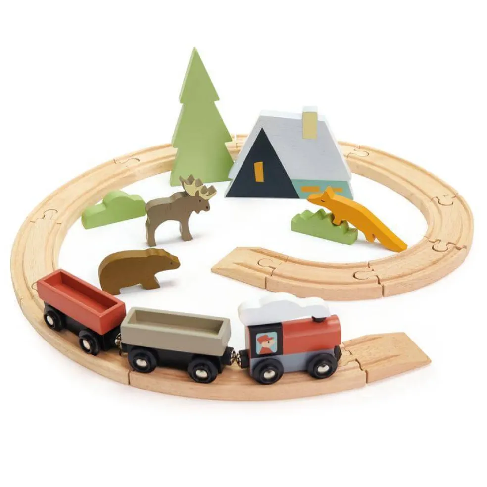 Treetops Wooden Train Set