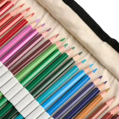 Watercolor Pencils with Canvas Rollup