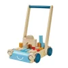 Wooden Baby Walker & Block Set
