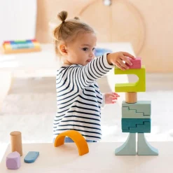 Wooden Building World Cloud Play Set