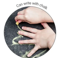 Wooden Chalkboard Table and Chair