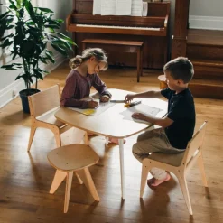 Wooden Child's Table and Chair Set
