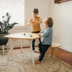 Wooden Child's Table and Chair Set