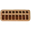 Wooden Crayon Holder - 8 Sticks and 8 Blocks