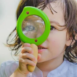 Wooden Leaf Magnifying Glass