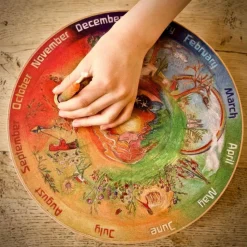 Wooden Seasonal Wheel - Northern Hemisphere
