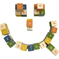 Wooden Sign Language Blocks