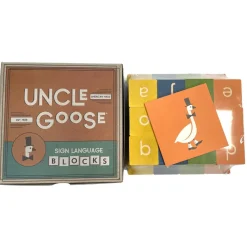 Wooden Sign Language Blocks